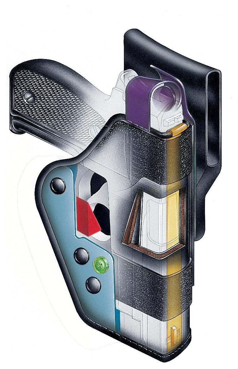 FUNDA UNCLE MIKE'S DE TRIPLE RETENCIÓN PRO-3 TALLA 34 (2)