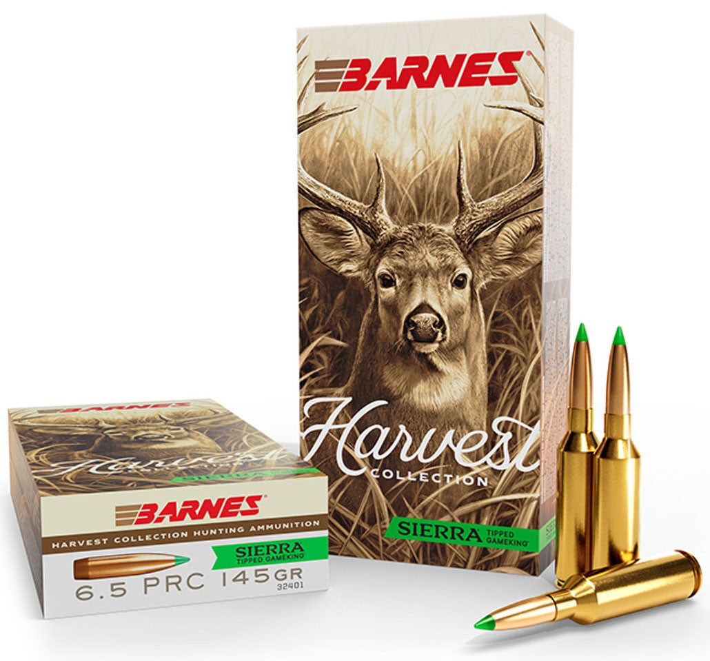 BALAS BARNES HARVEST COLLECTION SIERRA TIPPED GAMEKING - 6.5 PRC - 145 GRAINS
