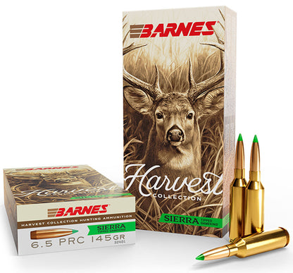 BALAS BARNES HARVEST COLLECTION SIERRA TIPPED GAMEKING - 6.5 PRC - 145 GRAINS