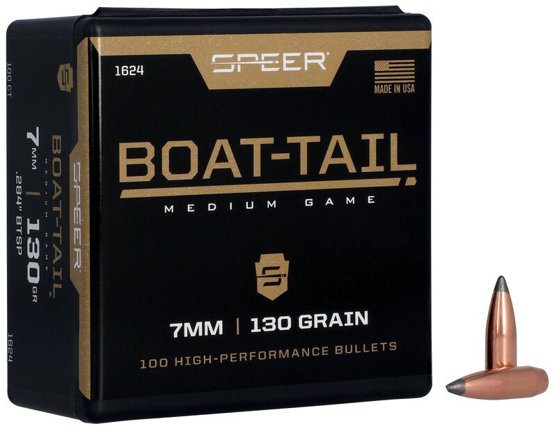 PUNTAS DE BALA SPEER BOAT-TAIL - .284" - 130 GRAINS & .284" - 130 grains