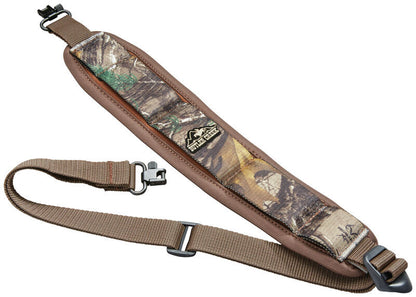 CORREA BUTLER CREEK COMFORT STRETCH CON ANILLAS PORTAFUSIL & Camo Realtree