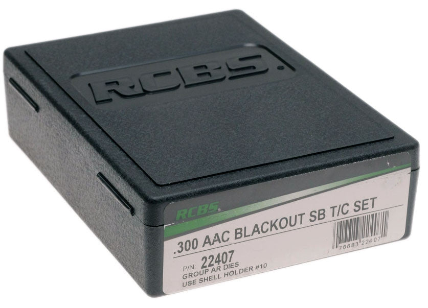 JUEGO DE 2 DIES DE ENGARCE CÓNICO RCBS 300 AAC BLK - SERIE AR (4)