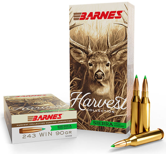BALAS BARNES HARVEST COLLECTION SIERRA TIPPED GAMEKING - 243 WIN. - 90 GRAINS