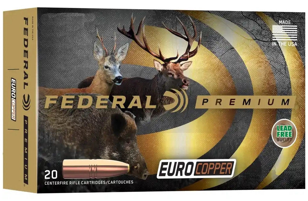 BALA FEDERAL EuroCopper - 9,3x62 Mauser - 250 grains & 9,3x62 Mauser - 250 grains