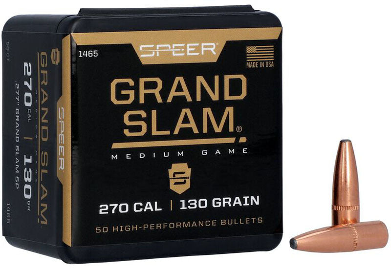 PUNTAS DE BALA SPEER GRAND SLAM - .277" - 130 GRAINS & 130 grains