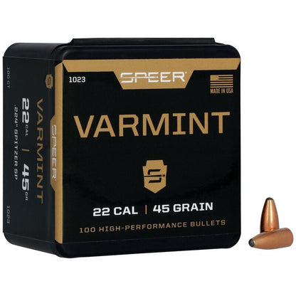 Puntas de bala SPEER Varmint SP - .224" - 45 grains & 45 grains