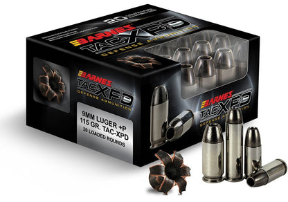 BALAS BARNES TAC-XPD - 9MM +P - 115 GRAINS