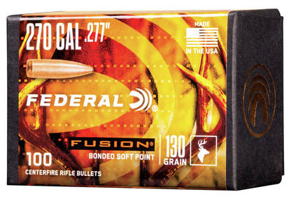 PUNTAS DE BALA FEDERAL FUSION - .277" - 130 GRAINS (2)