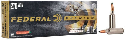 BALA FEDERAL Trophy Copper - 270 WSM - 130 grains & 270 WSM - 130 grains