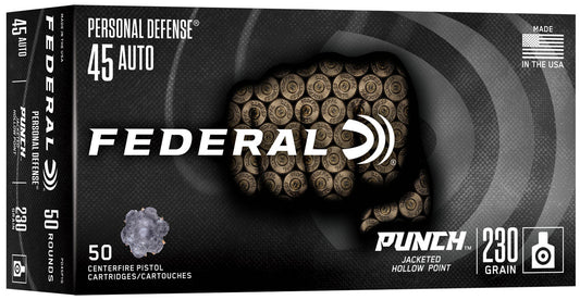 BALA FEDERAL PERSONAL DEFENSE PUNCH - 45 ACP - 230 GRAINS - JHP