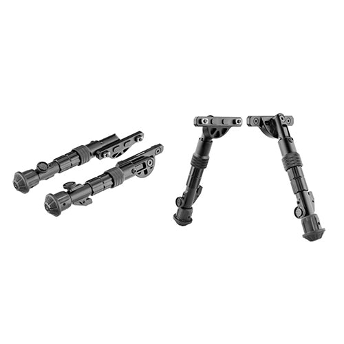 BÍPODE ZASDAR DE 2 BASES PARA RAIL M-LOK INFERIOR & Black