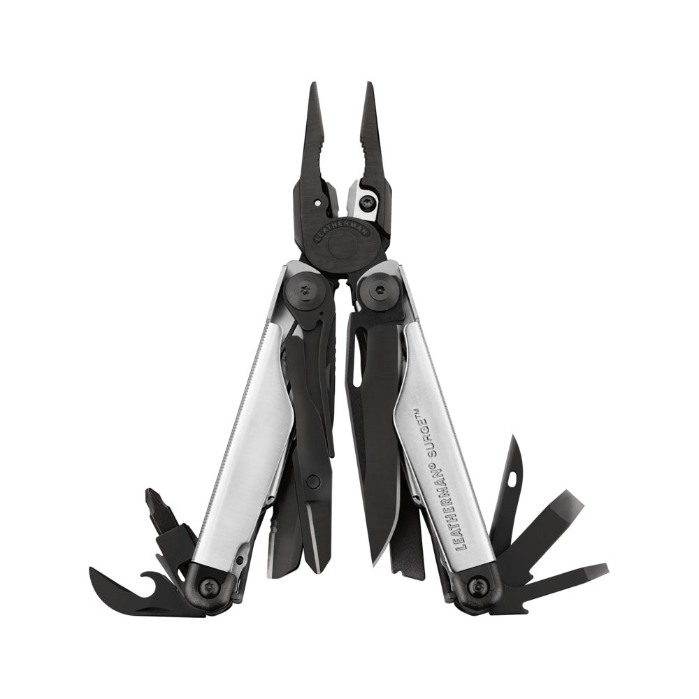 LEATHERMAN SURGE (3) & Surge Black & Silver funda nylon