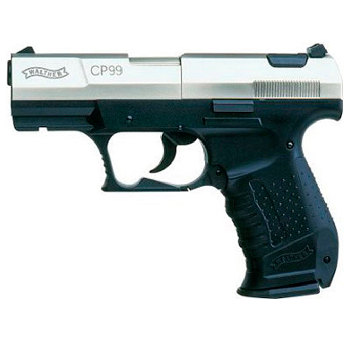 PISTOLA CO2 WALTHER CP99 NIQUELADA