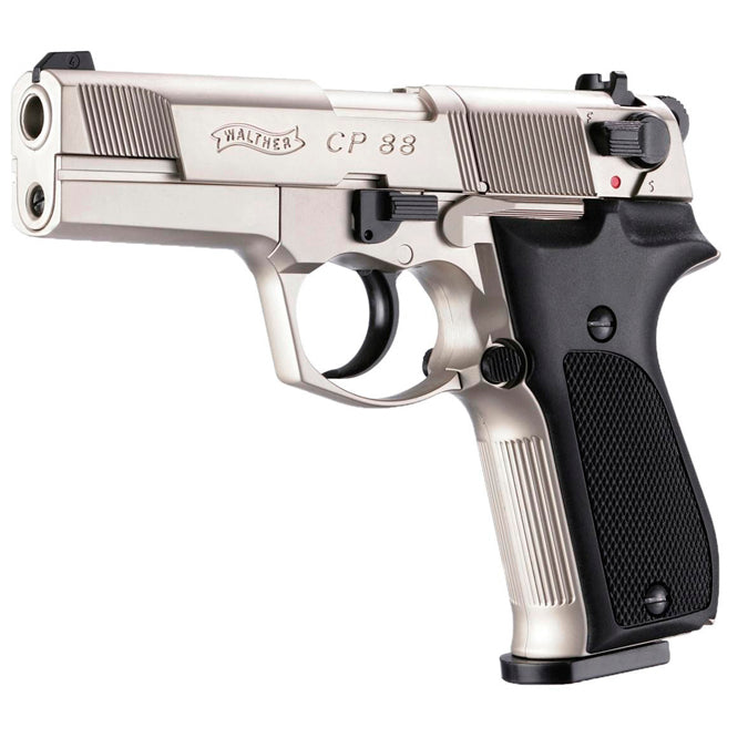 PISTOLA WALTHER CO2 CP88 4 NIQUELADA