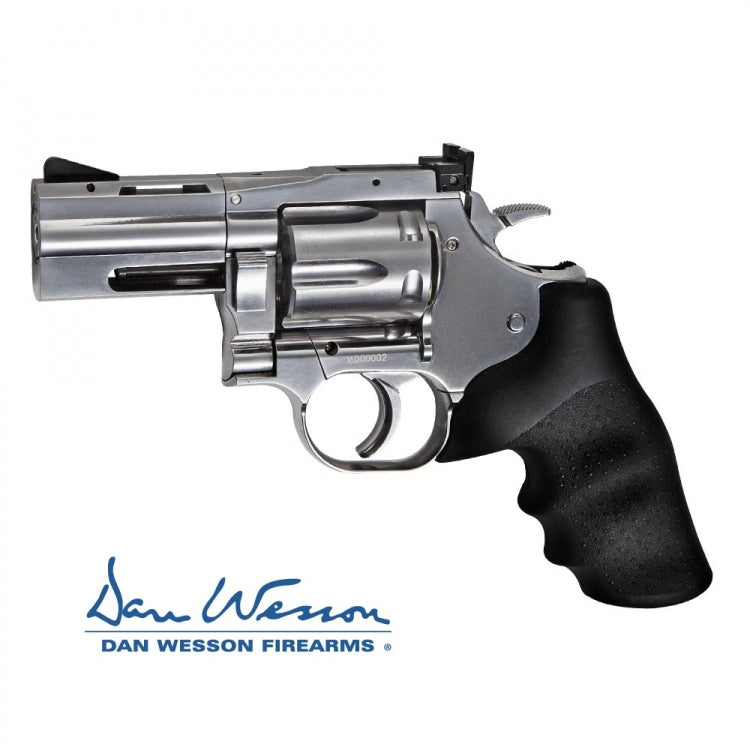 REVOLVER CO2 DAN WESSON 2.5'' PLATA