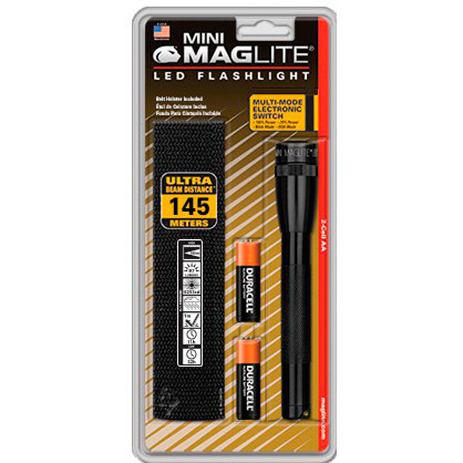 LINTERNA LED MINI MAGLITE 2AA NEGRO BLISTER (1)