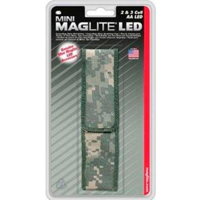 FUNDA NYLON CAMUFLAJE UNIVERSAL MINI MAGLITE AA (1)