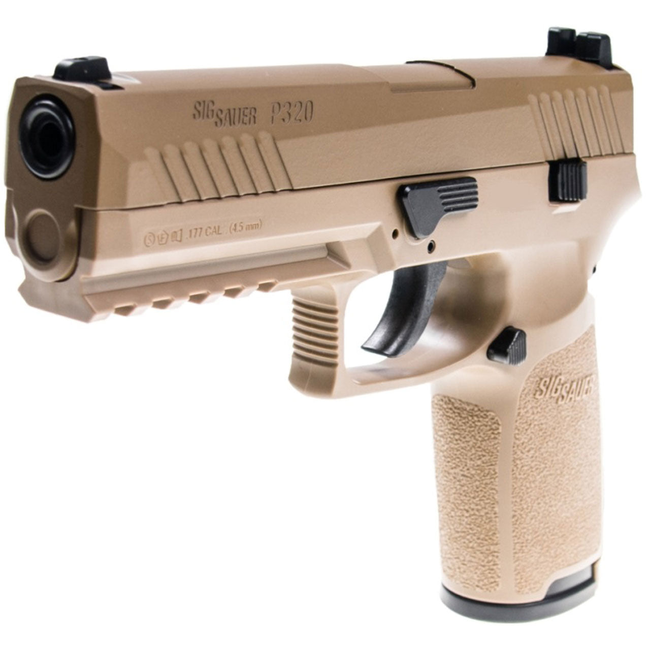 PISTOLA  CO2 SIG SAUER P320 BLOWBACK COYOTE TAN