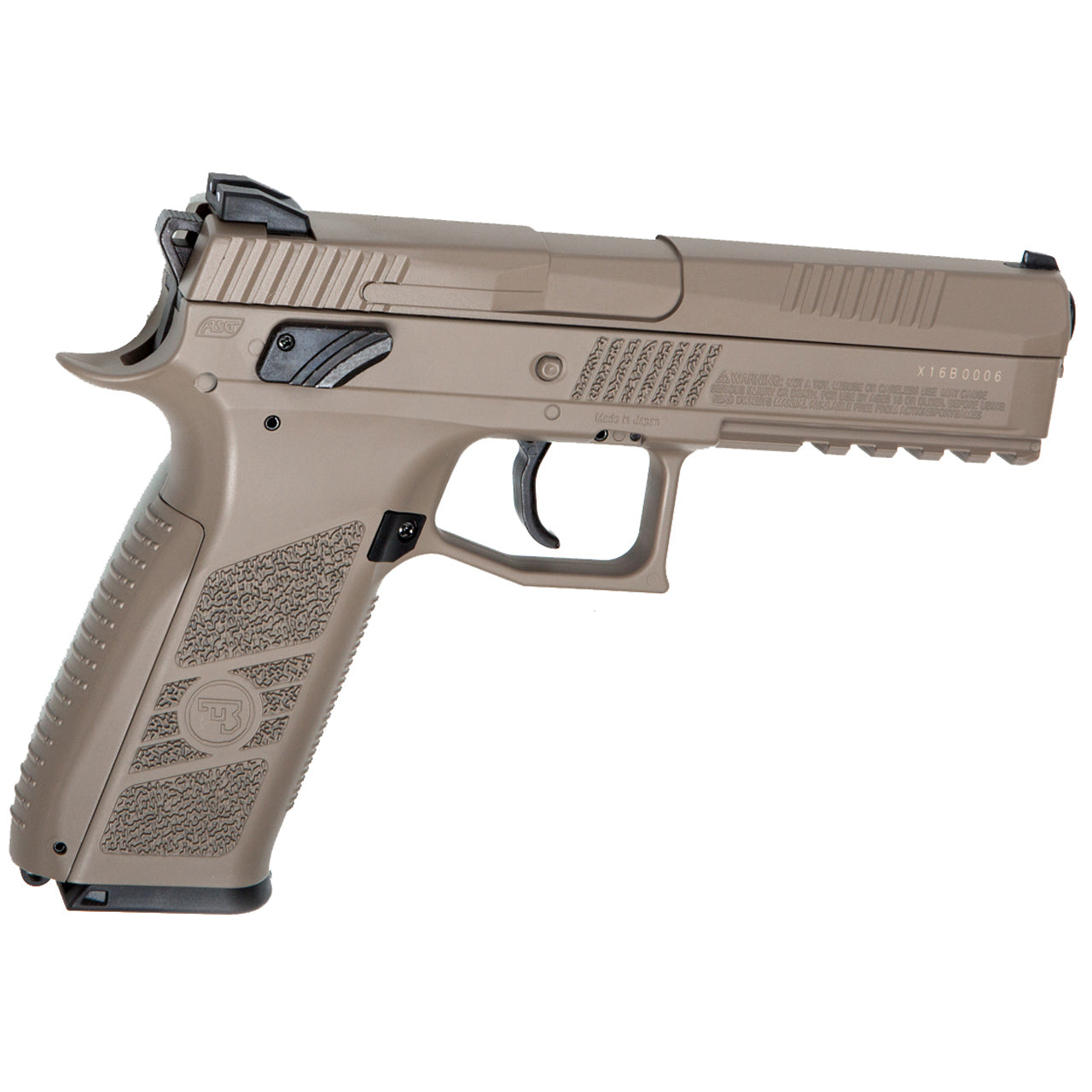 PISTOLA CO2 ASG CZ P-09 DUTY FDE BLOWBACK (1)