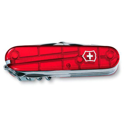 NAVAJA VICTORINOX SWISS CHAMP (6) & Swiss Champ Roja Transparente