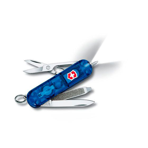 NAVAJA VICTORINOX SIGNATURE LITE (2) & Victorinox Signature Lite azul transparente