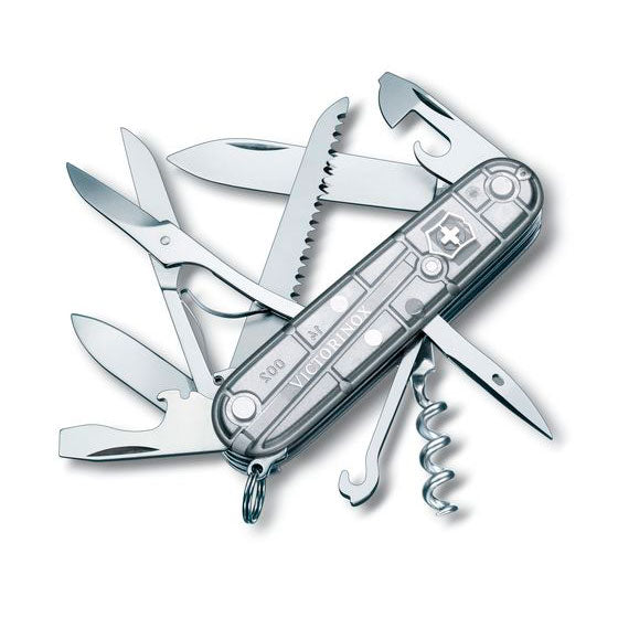 NAVAJA VICTORINOX HUNTSMAN (5) & Victorinox Huntsman plata transparente