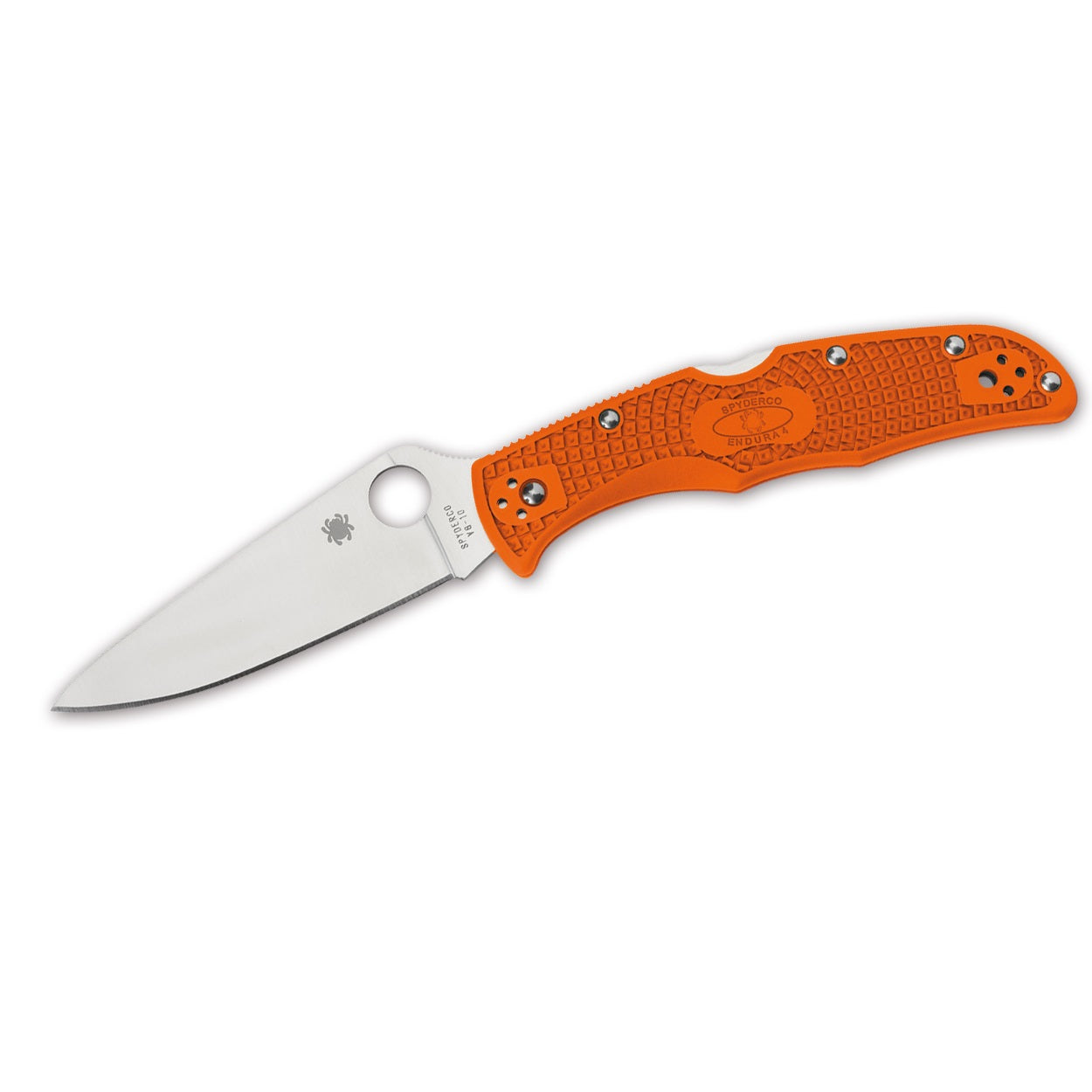 NAVAJA SPYDERCO ENDURA 4 LIGHTWEIGHT FRN (3) & Naranja