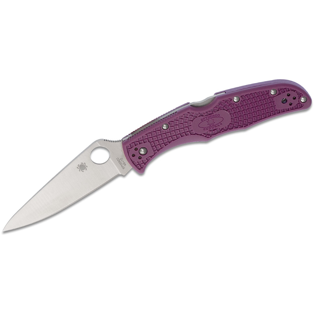 NAVAJA SPYDERCO ENDURA 4 LIGHTWEIGHT FRN (4) & Púrpura