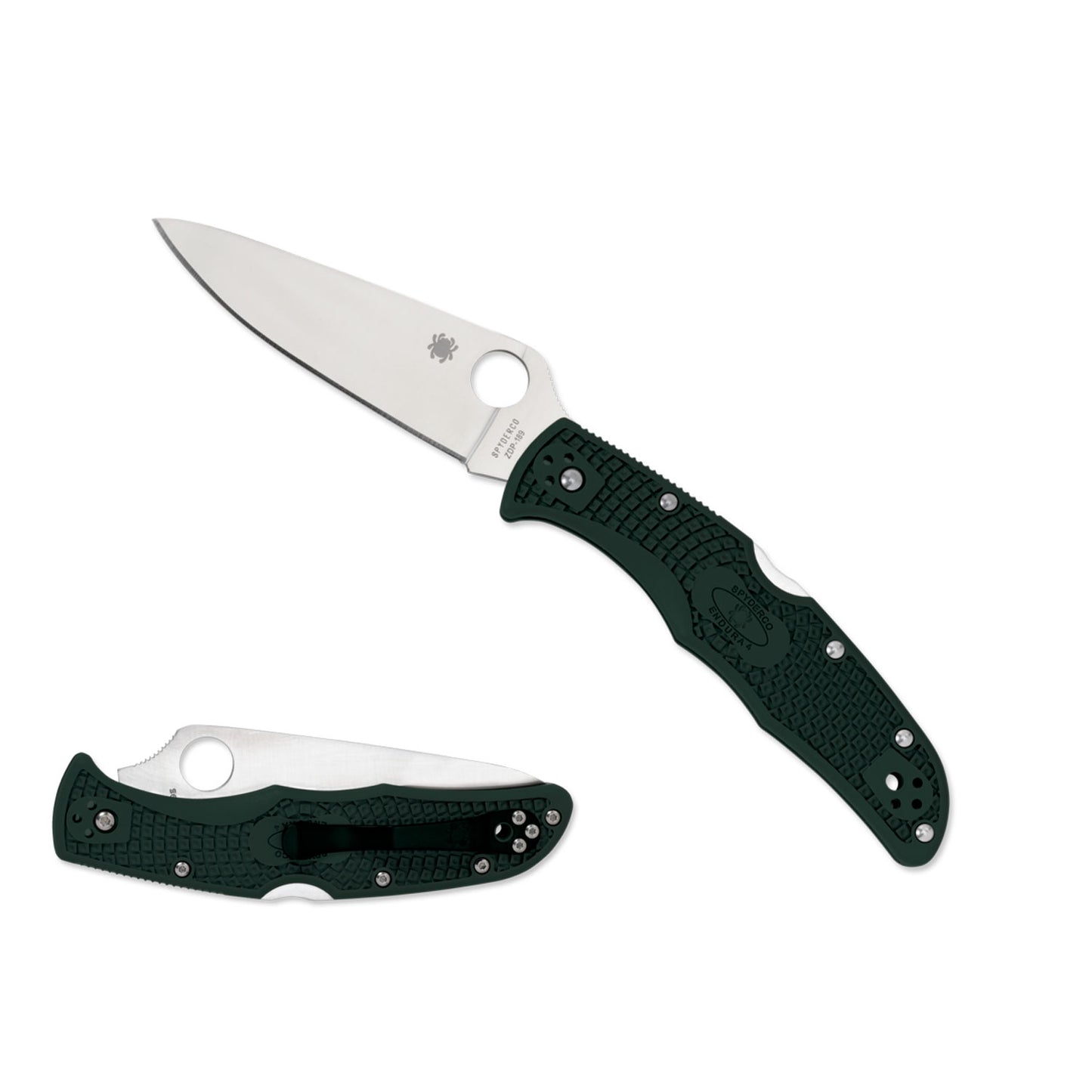 NAVAJA SPYDERCO ENDURA 4 FRN BRITISH RACING GREEN ZDP-189 (1)