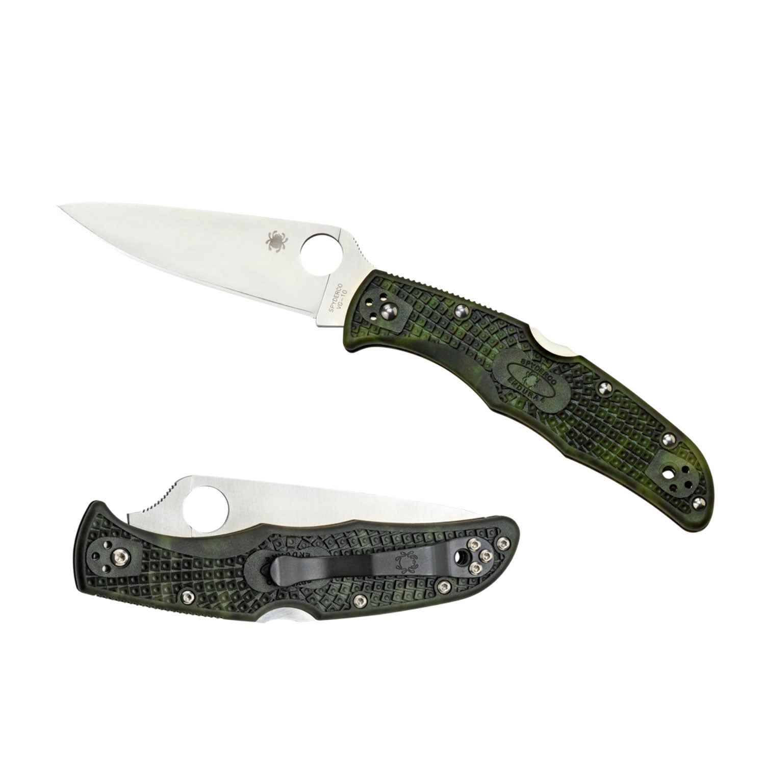 NAVAJA SPYDERCO ENDURA 4 FRN ZOME GREEN (1)