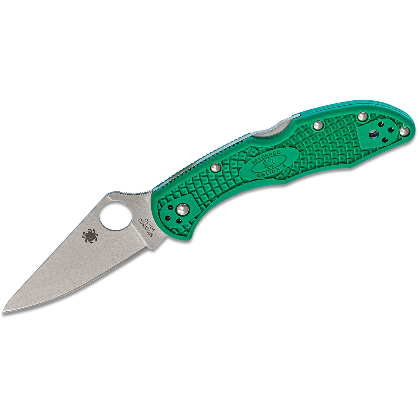 NAVAJA SPYDERCO DELICA 4 LIGHTWEIGHT FRN (3) & Verde