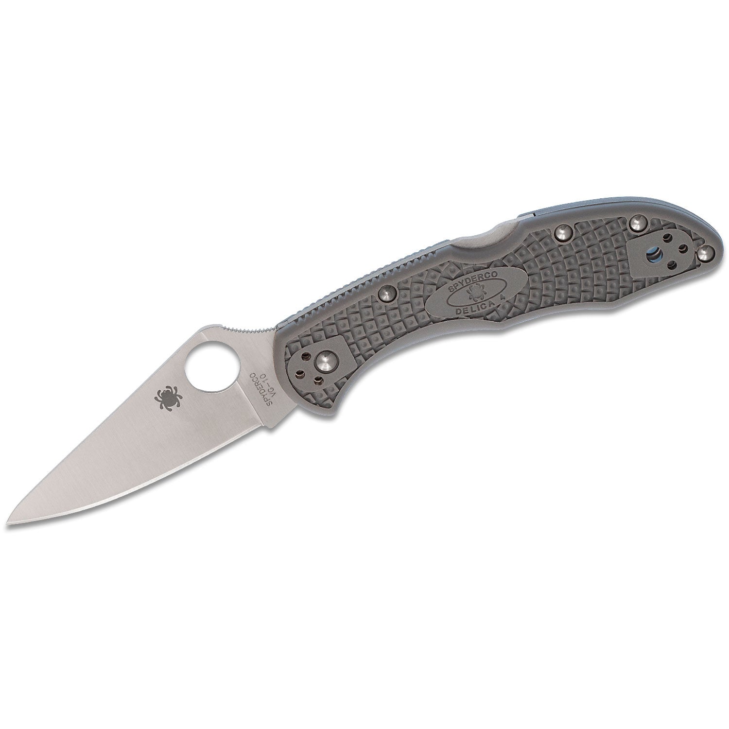 NAVAJA SPYDERCO DELICA 4 LIGHTWEIGHT FRN (4) & Gris