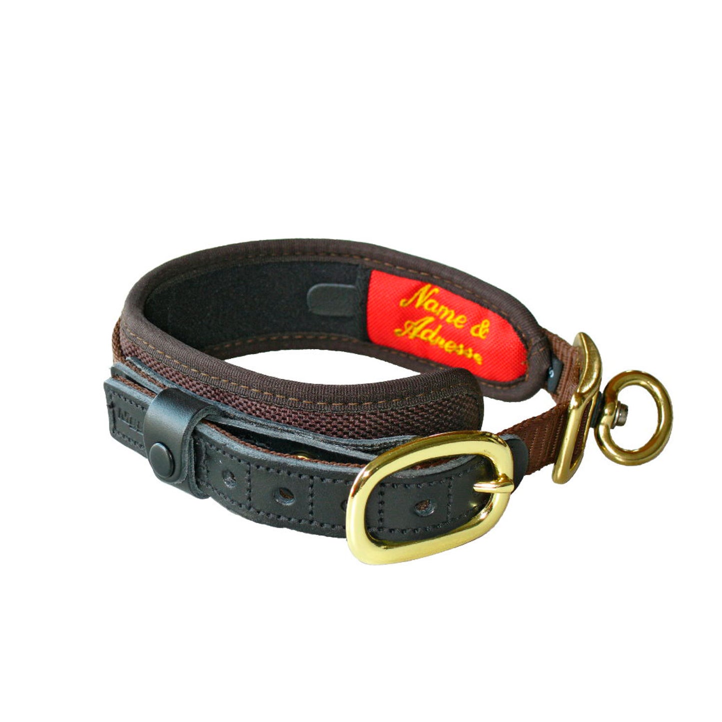 COLLAR DELUXE MARRÓN PARA PERROS NIGGELOH