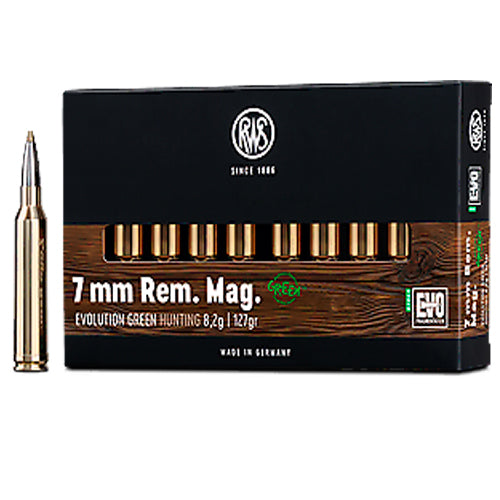 BALA RWS 7 MM REM MAG EVO GREEN