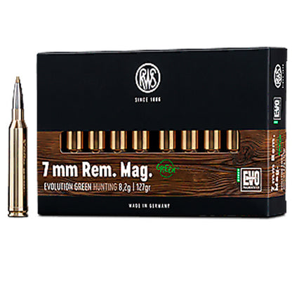 BALA RWS 7 MM REM MAG EVO GREEN