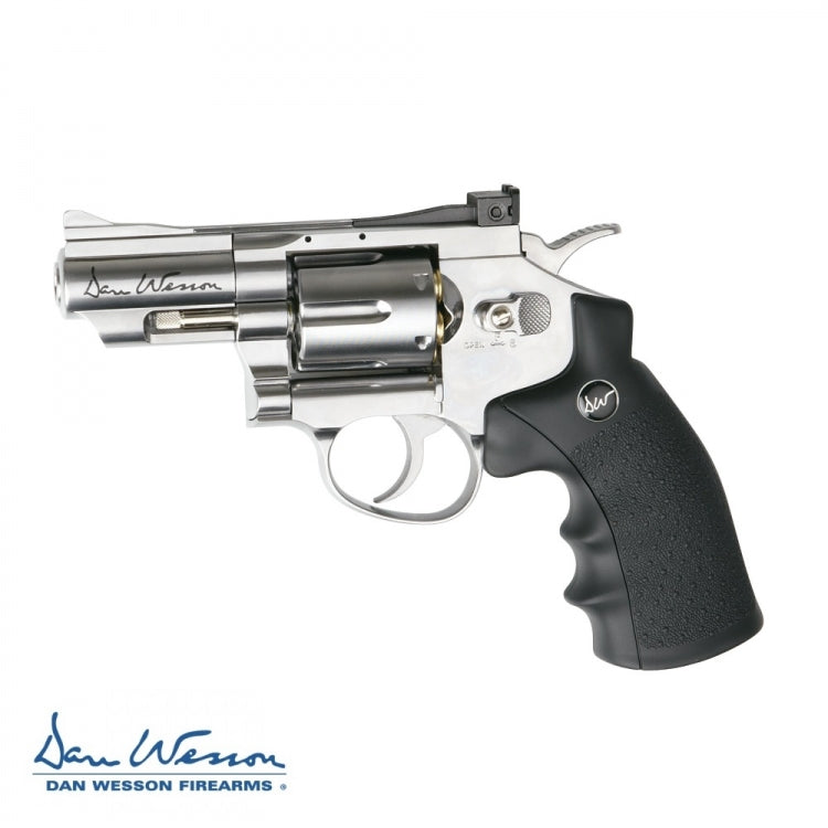 REVOLVER CO2 DAN WESSON 2.5'' PLATA BBS