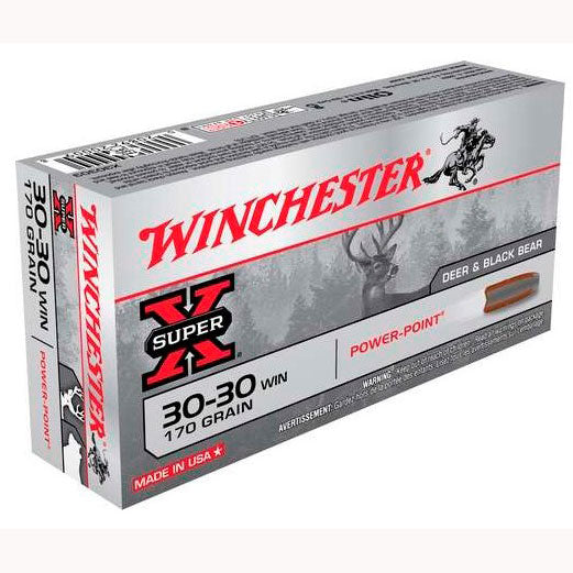 BALA WINCHESTER POWERPOINT (8) & 30-30 WIN 170 gr