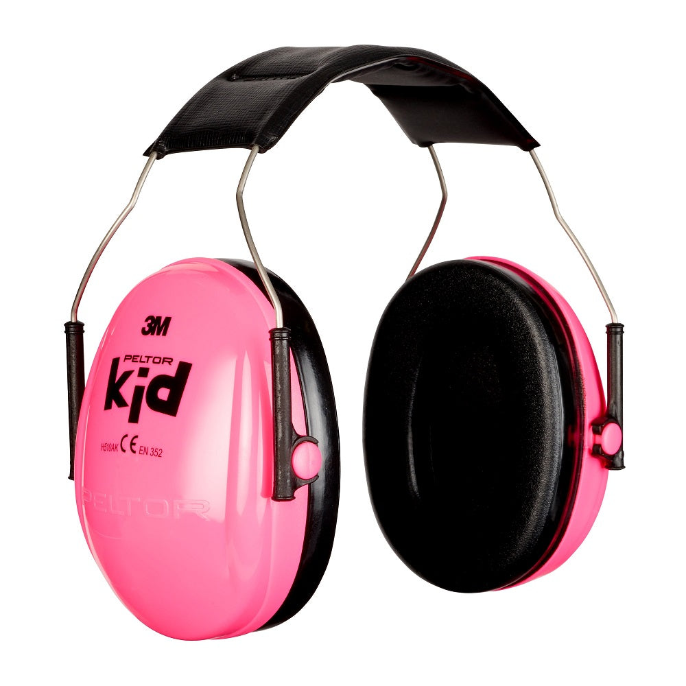 CASCOS PROTECCIÓN AUDITIVA 3M PELTOR KID (2) & Rosa Neón H510AK