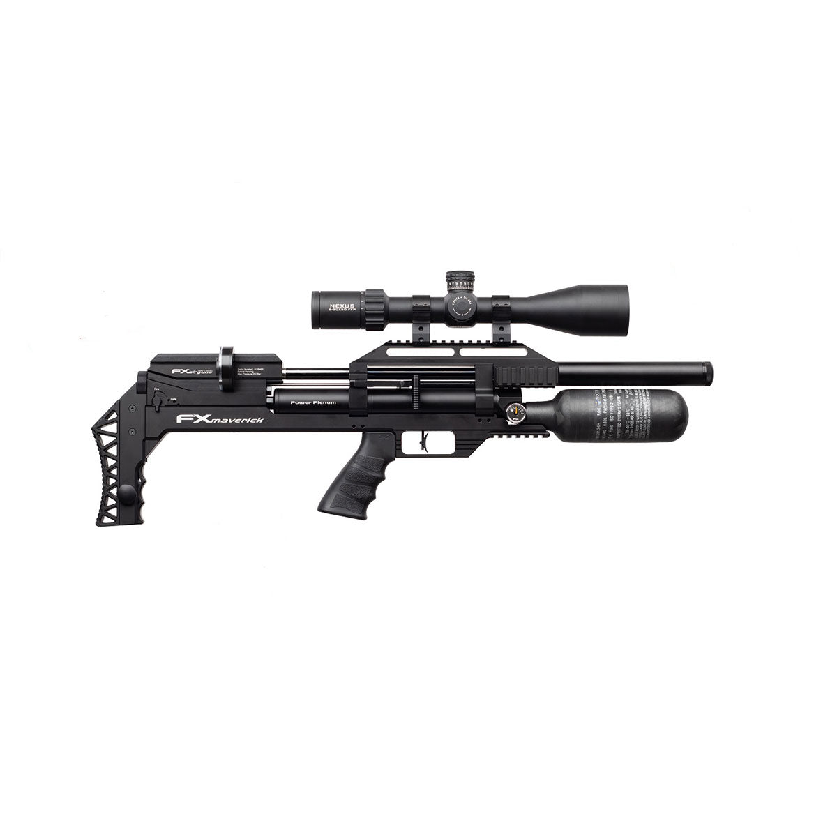 CARABINA PCP FX AIRGUNS MAVERICK & Cal. 5.5mm Compact (500 mm) & Cal. 6.35mm Compact (500 mm)