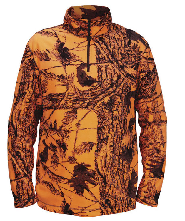 JERSEY GAMO POLAR BENASQUE CAMO NARANJA