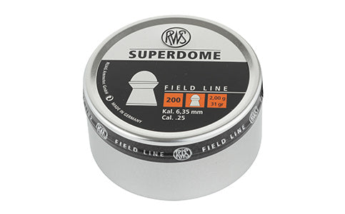 BALINES RWS  SUPERDOME 31GR CAL 6.35MM (200 ud)