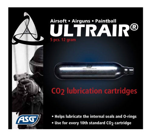 CAPSULAS DE LIMPIEZA ASG ULTRAIR CO2 12 G 5 UDS