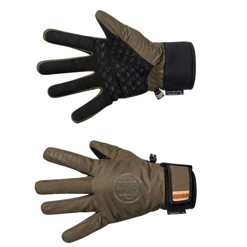 GUANTES BERETTA IMPERMEABLES WATERPROOF & S - Verde & M - Verde & L - Verde & XL - Verde