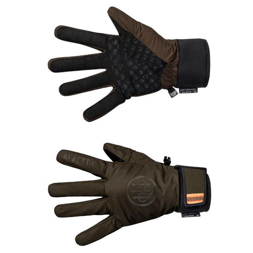 GUANTES BERETTA IMPERMEABLES WATERPROOF (1) & S - Marrón & M - Marrón & L - Marrón