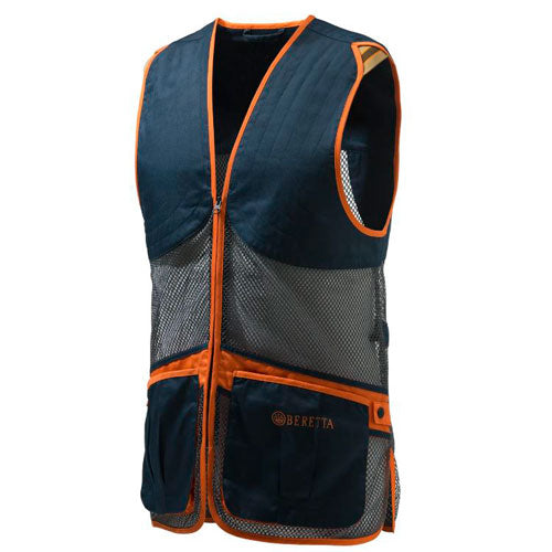 CHALECO BERETTA FULL MESH (8) & XXS - Azul/Gris & XS - Azul/Gris & S - Azul/Gris & M - Azul/Gris