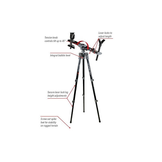 Combo trépied de tir KJI K700 aluminium avec montage REAPER Rail Picatinny Combo trépied de tir KJI K700 aluminium avec montage REAPER Rail Picatinny