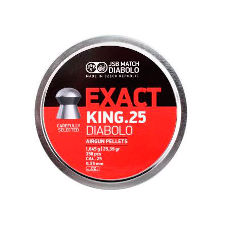 BALINES COMETA EXACT KING CAL. 6,35MM (350 ud)