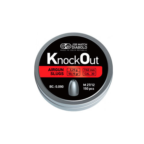 BALINES JSB KNOCK OUT CAL. 7,62MM (150 ud)