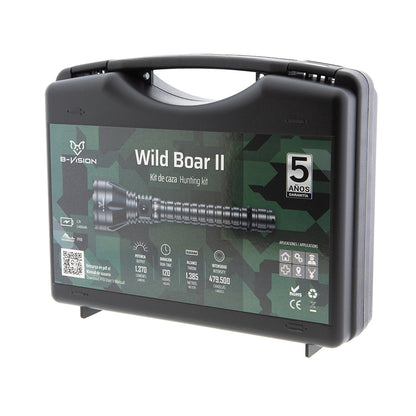 LINTERNA LED B-VISION WILD BOAR II CON KIT DE CAZA (8)