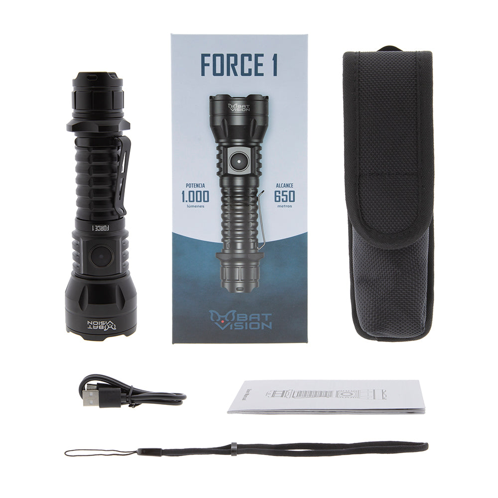 LINTERNA LED B-VISION FORCE ONE (1)